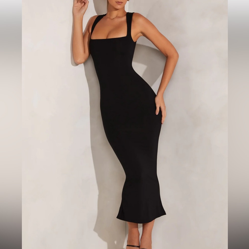 Oh Polly Black Elegant Dress